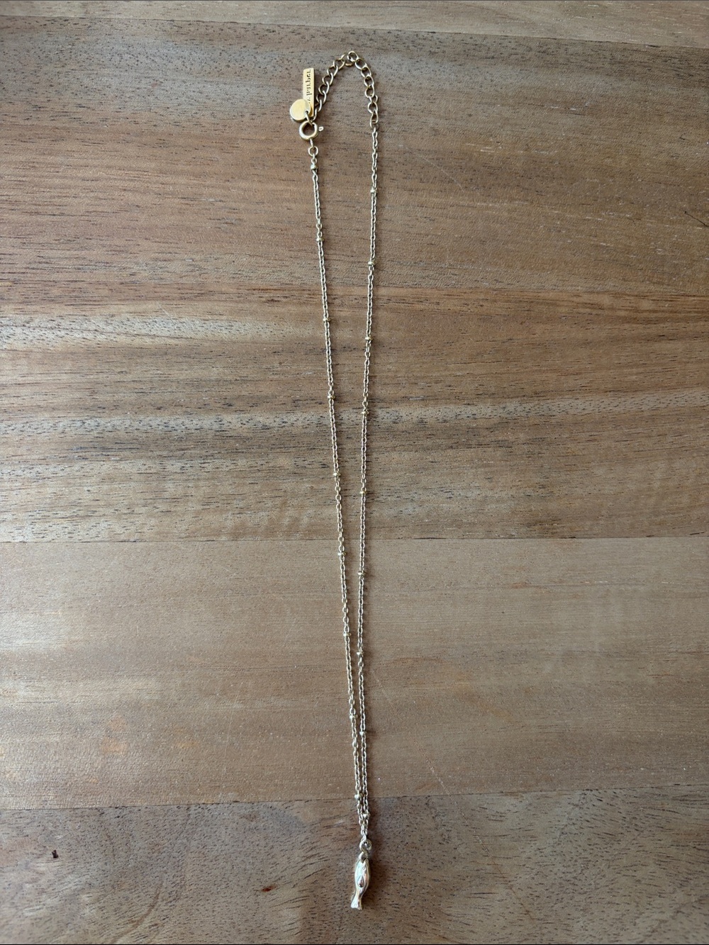 Hey Harper Waterproof Gold Sardine Necklace